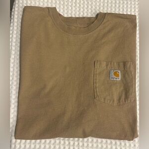 Carhartt tan t shirt